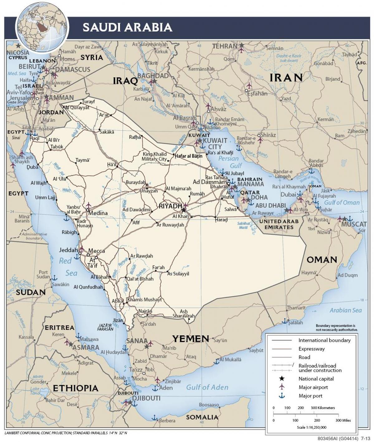 Žemėlapis dhahran Saudo Arabija 